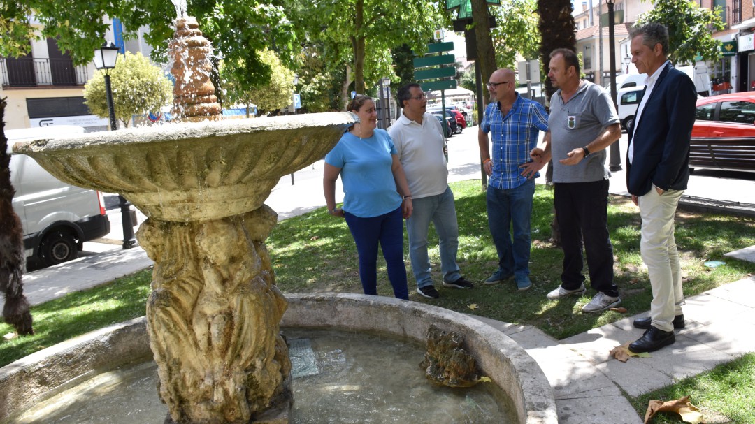 Restaurada la Fuente de los Peces en Villaviciosa de Odón
