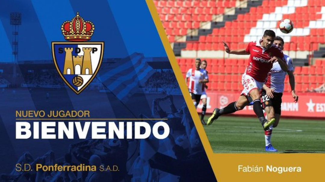 El central Fabián Noguera ficha por la Deportiva El central Fabián Noguera ficha por la Deportiva