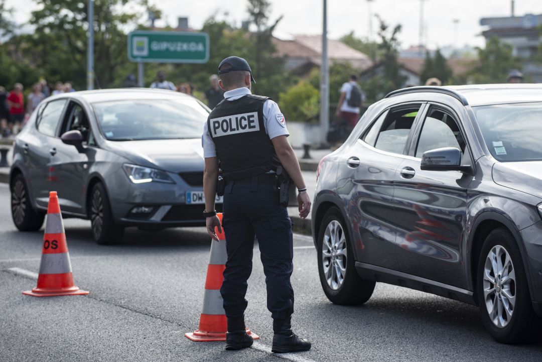 Puntos de seguridad en la frontera francesa Puntos de seguridad en la frontera francesa