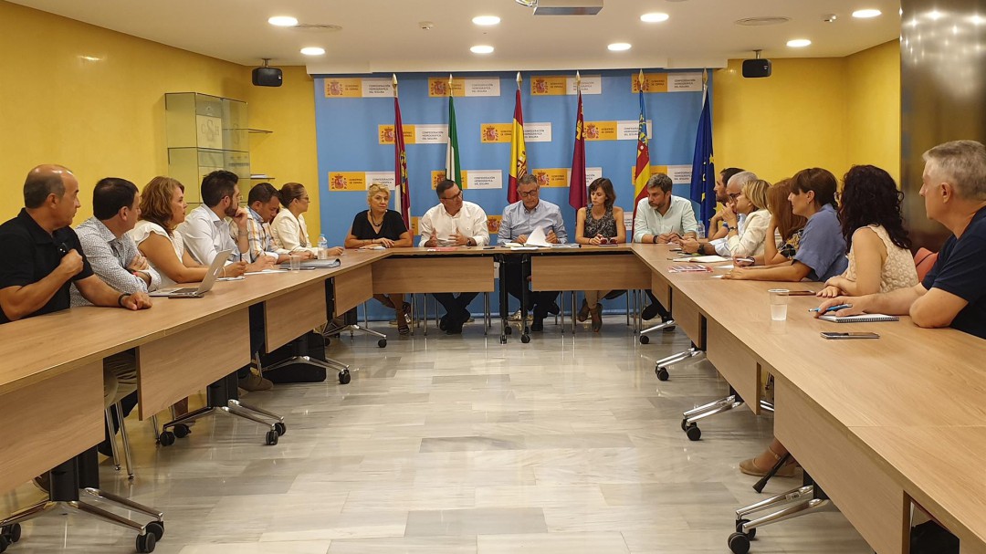 Diego Conesa: "El PSOE sigue trabajando para garantizar el suministro de agua y dar seguridad a los agricultores"