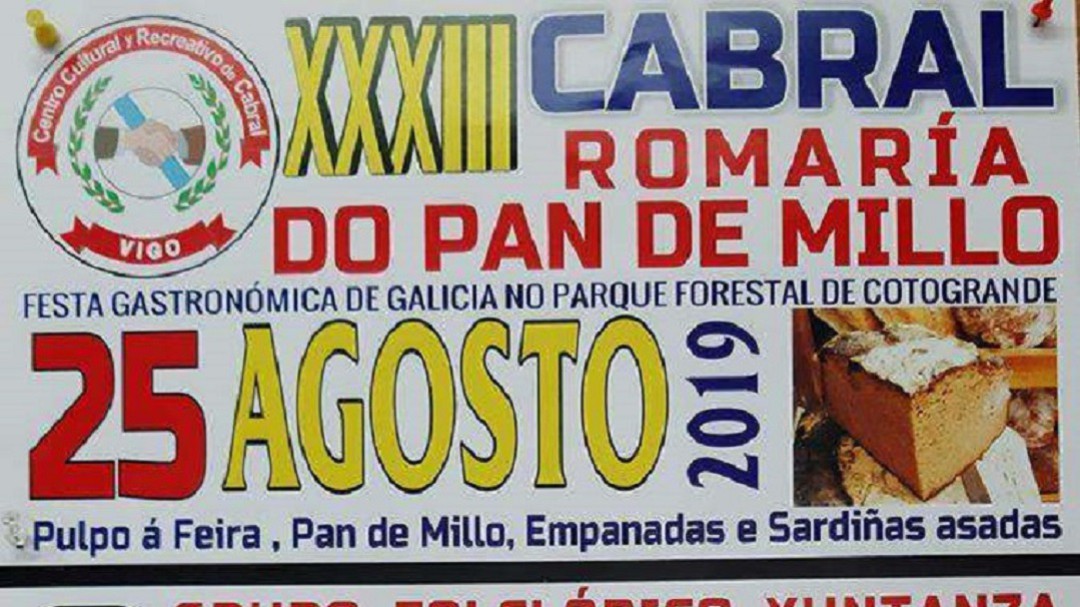 Todo preparado para XXXIII Romaría do pan de Millo en Cabral, ternero incluído
