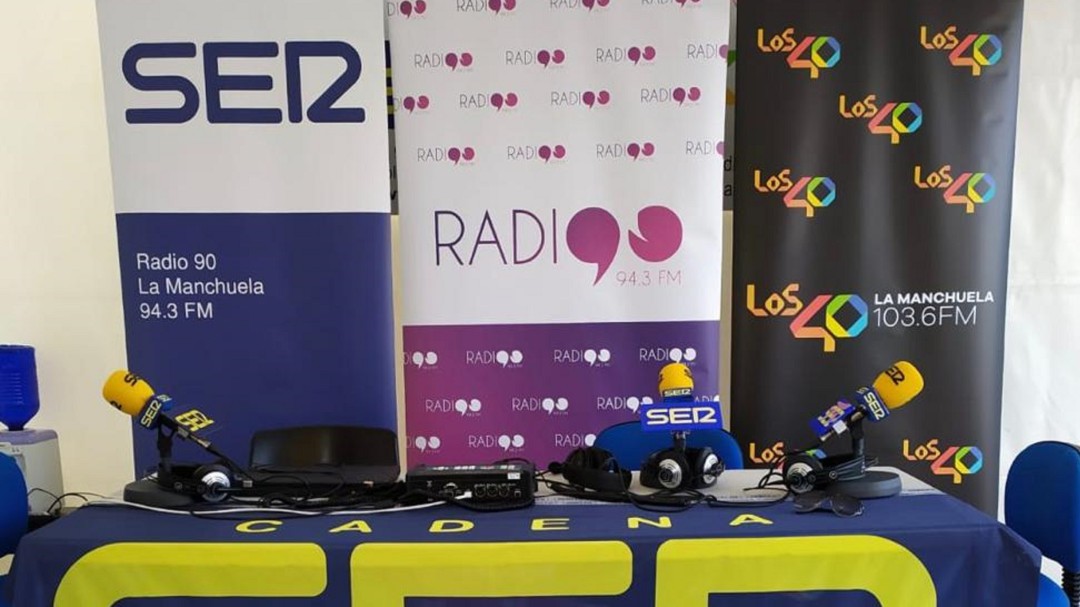 Radio 90 en directo en la V Feria de Maquinaria Agrícola de Motilla