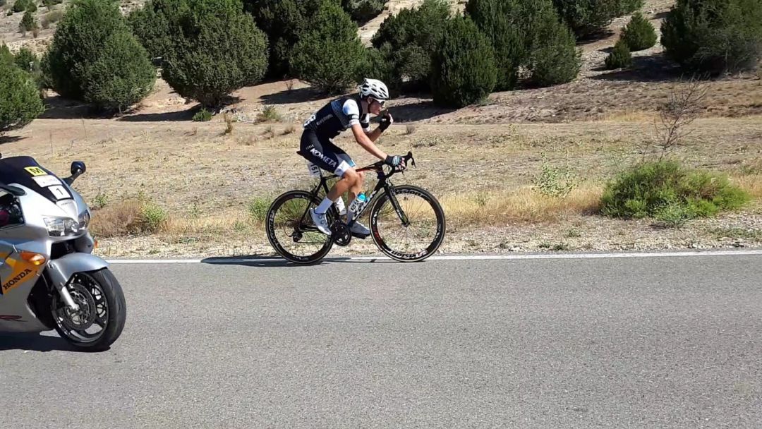 El granadino del Kometa, Carlos Rodríguez, durante su aventura en solitario. El granadino del Kometa, Carlos Rodríguez, durante su aventura en solitario.