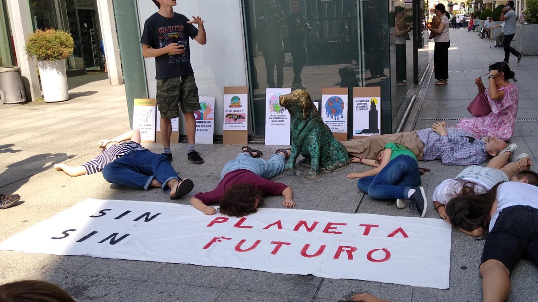 Fridays for Future se concentra contra los incendios en el Amazonas