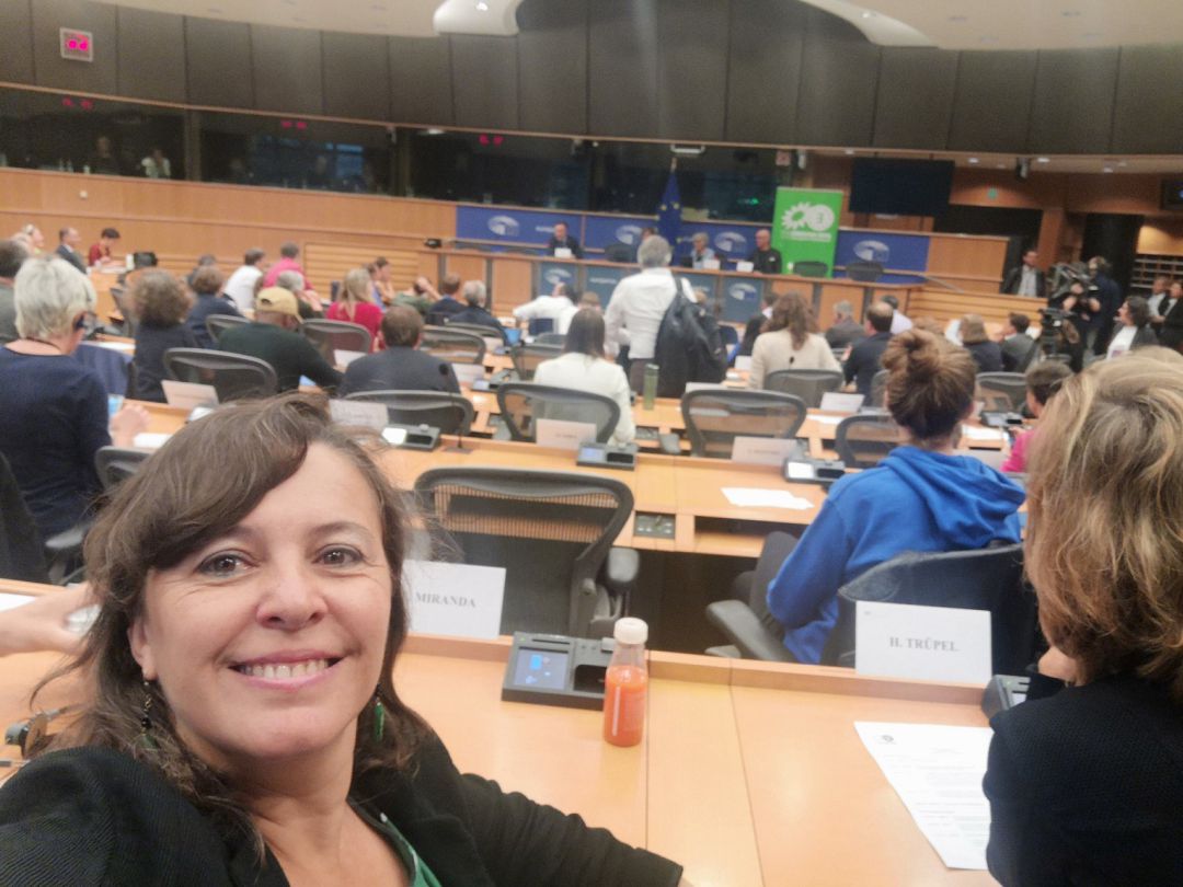 Ana Miranda en el Parlamento Europeo Ana Miranda en el Parlamento Europeo
