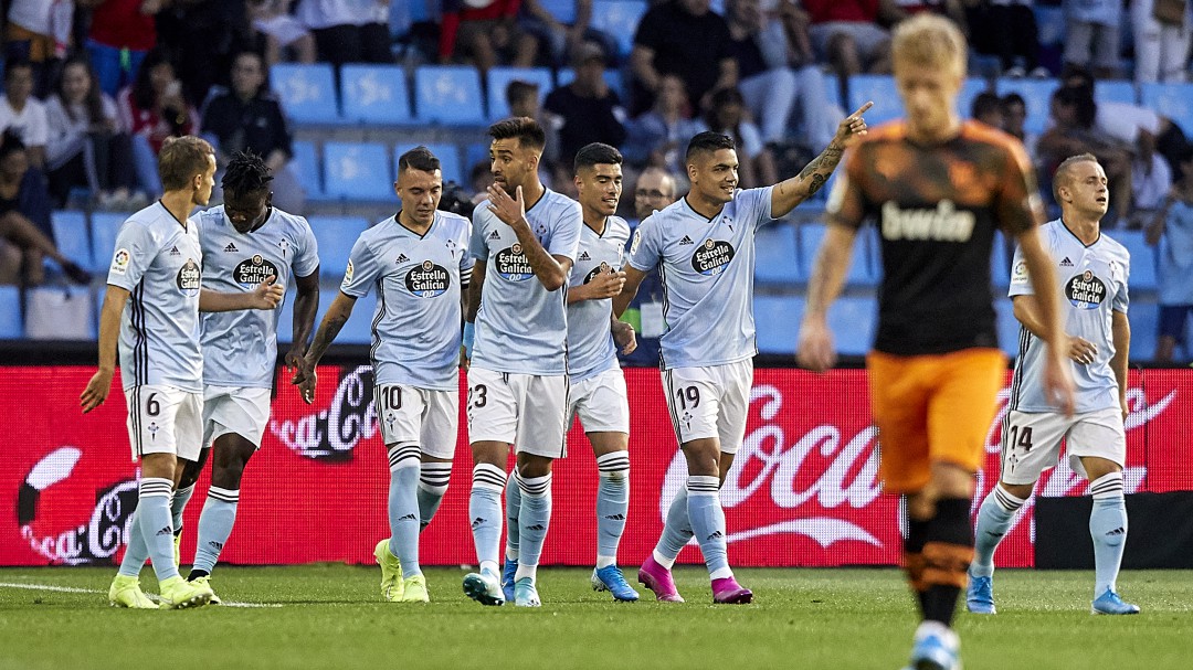 El Celta hace crecer las dudas en el Valencia