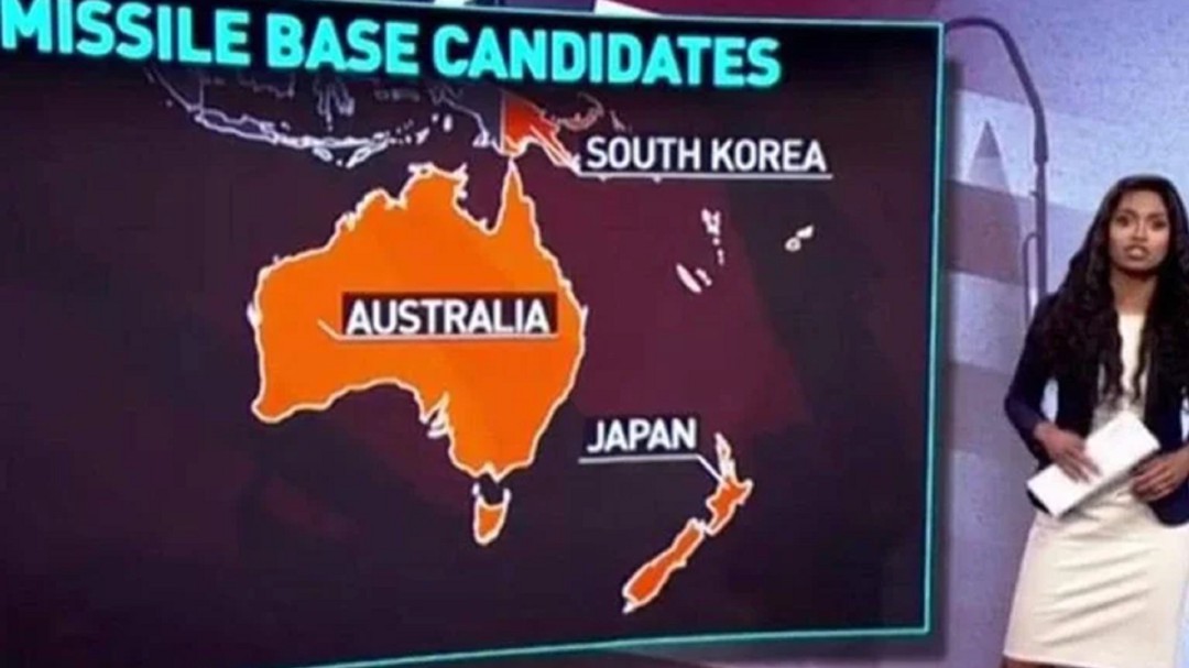 Error garrafal en la televisión rusa: sitúa Japón donde debería ir Nueva Zelanda