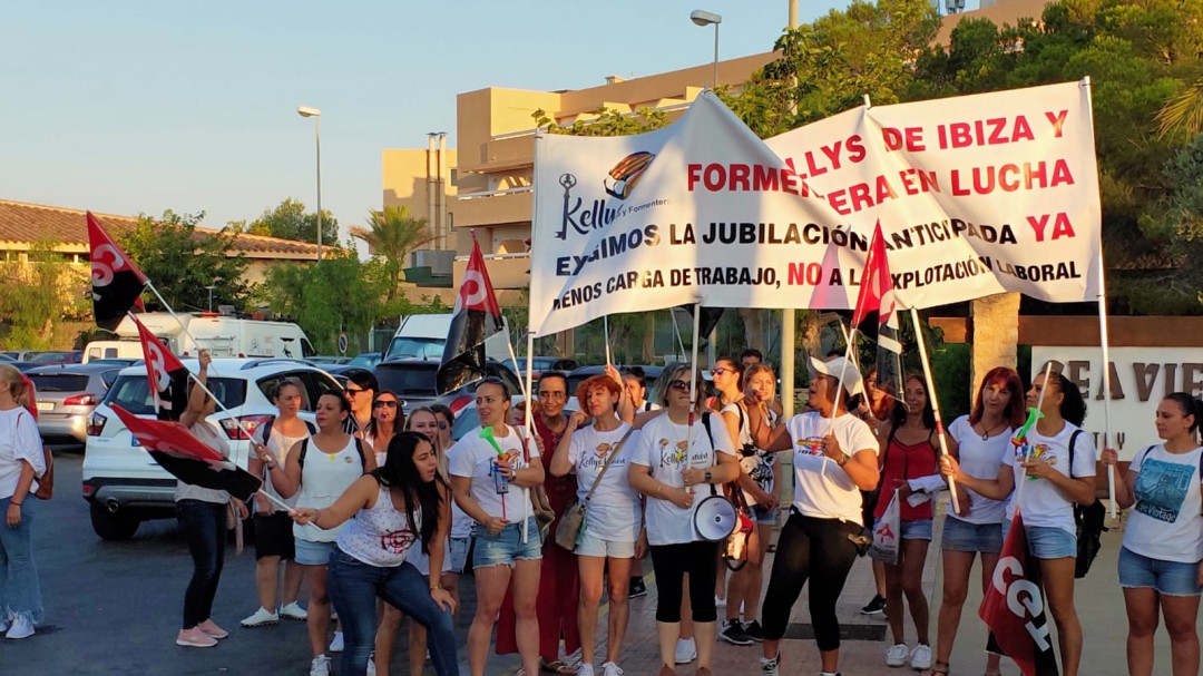 Huelga de las 'kellys': Denuncian agresiones a miembros de un piquete