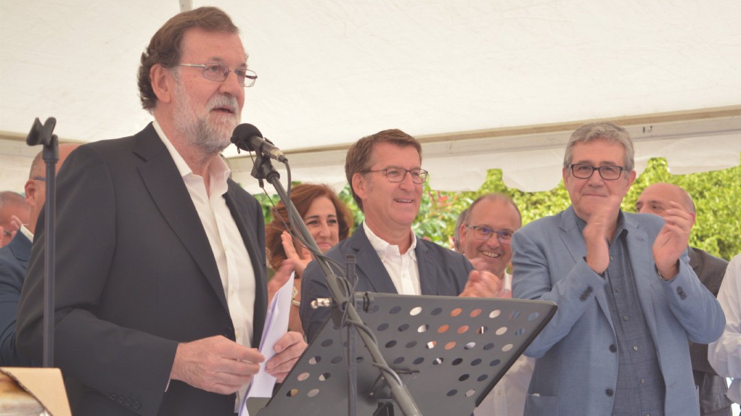 Rajoy recupera una de sus frases más célebres para promocionar el vino gallego