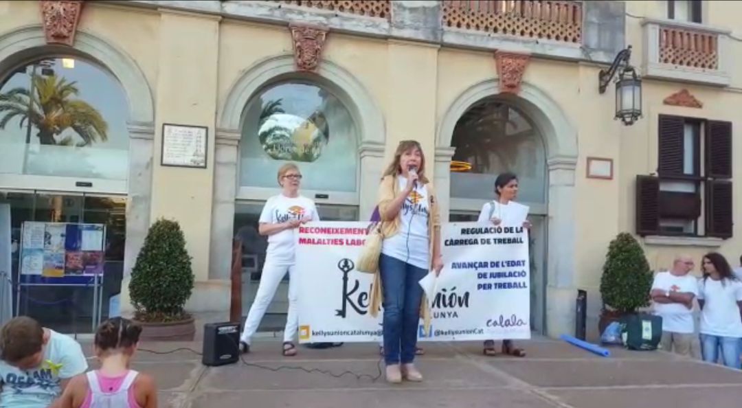 Imatge d'arxiu d'una protesta a Lloret Imatge d'arxiu d'una protesta a Lloret
