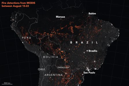 Mapa de incendios del Amazonas Mapa de incendios del Amazonas
