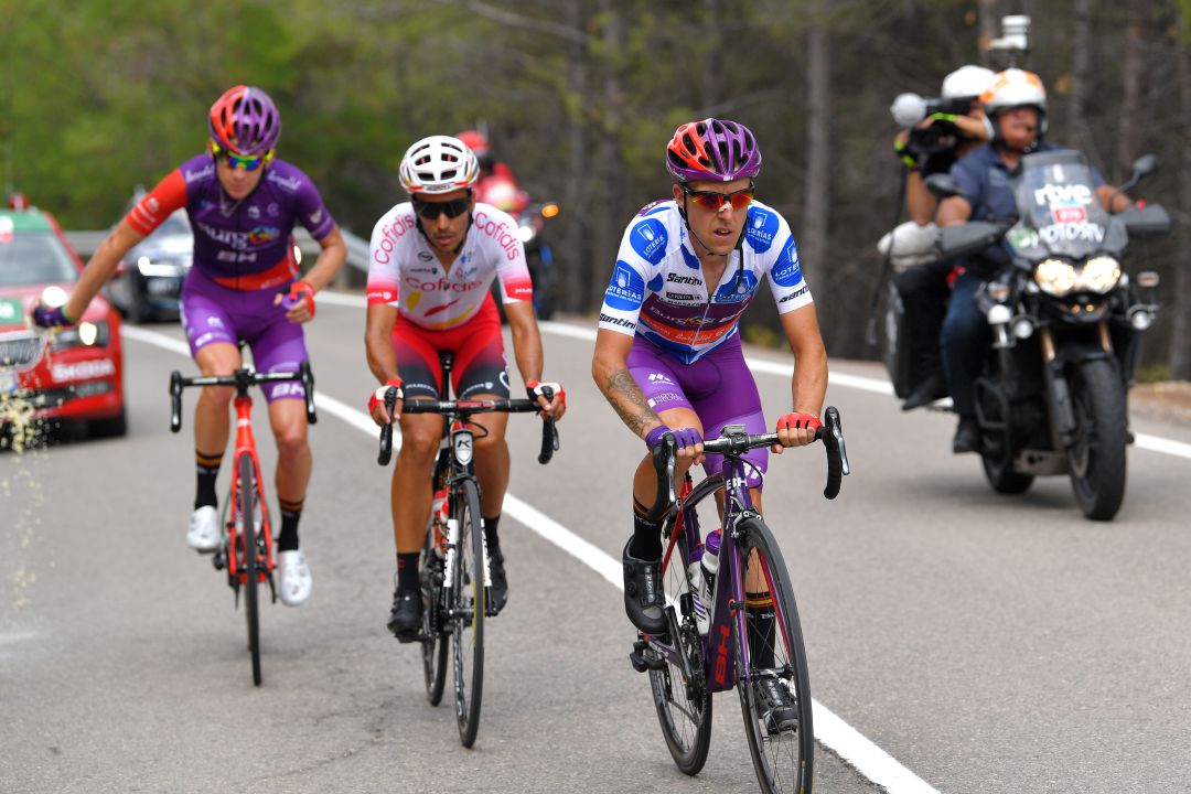 Ángel Madrazo logra el primer triunfo español de la Vuelta a España Ángel Madrazo logra el primer triunfo español de la Vuelta a España