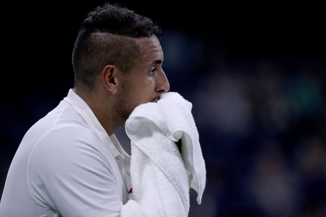 Kyrgios, durante un partido del US Open Kyrgios, durante un partido del US Open