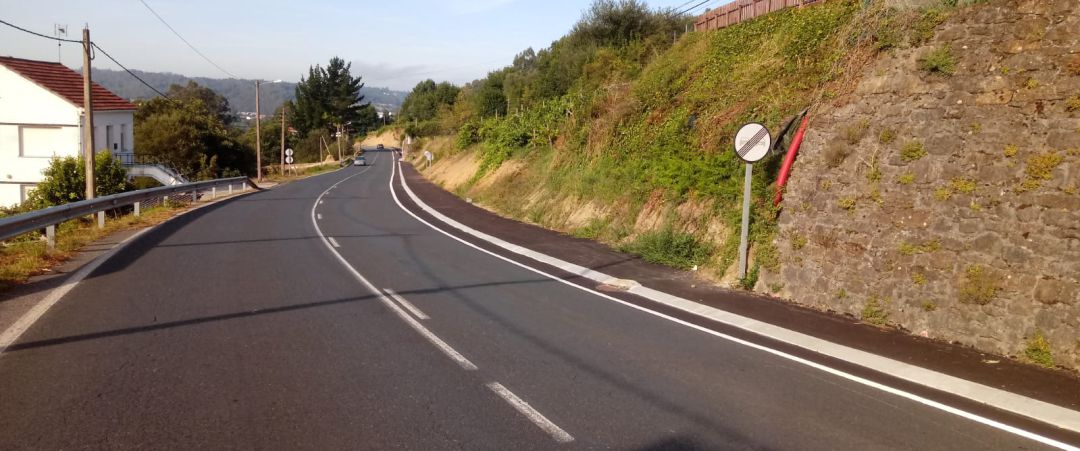 Actuación en la carretera entre Betanzos y Paderne Actuación en la carretera entre Betanzos y Paderne