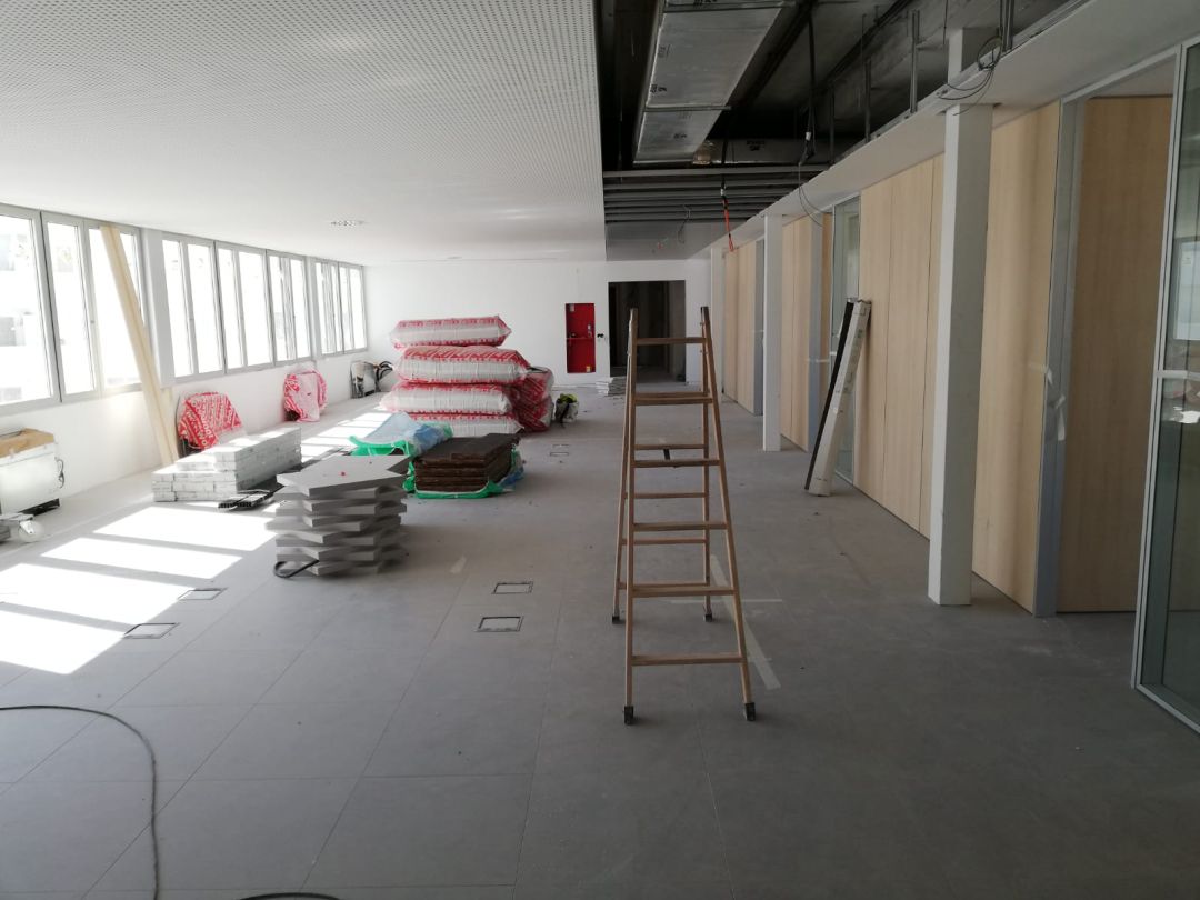 Imagen de archivo del interior de los nuevos juzgados Imagen de archivo del interior de los nuevos juzgados