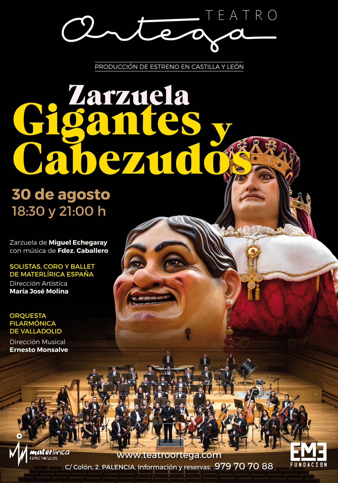 Cartel de 'Gigantes y Cabezudos' que se estrena en Palencia Cartel de 'Gigantes y Cabezudos' que se estrena en Palencia