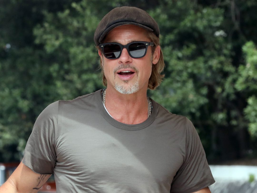 VENICE, ITALY - AUGUST 28: Brad Pitt is seen arriving at the 76th Venice Film Festival on August 28, 2019 in Venice, Italy VENICE, ITALY - AUGUST 28: Brad Pitt is seen arriving at the 76th Venice Film Festival on August 28, 2019 in Venice, Italy