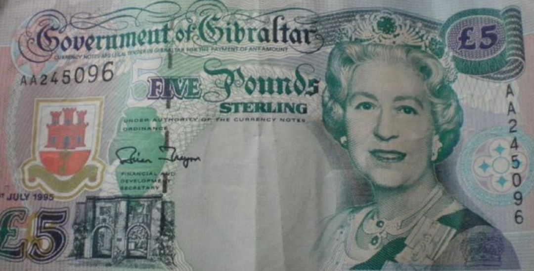 Billete de cinco libras gibraltareñas Billete de cinco libras gibraltareñas