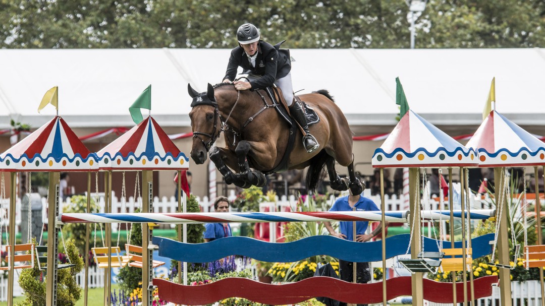 La portuguesa Luciana Diniz, vencedora en la segunda jornada del CSIO