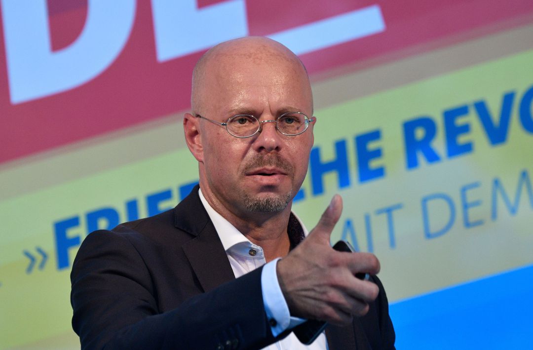 El candidato de Alternativa para Alemania (AfD), Andreas Kalbitz El candidato de Alternativa para Alemania (AfD), Andreas Kalbitz