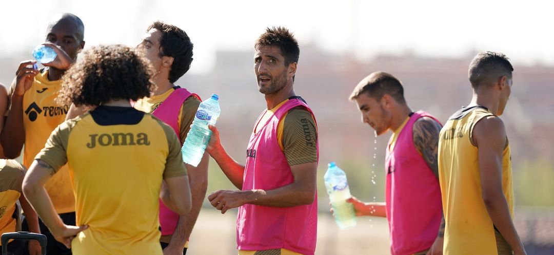 Bergara (c) durante una sesión de entrenamiento en la Ciudad deportiva Bergara (c) durante una sesión de entrenamiento en la Ciudad deportiva