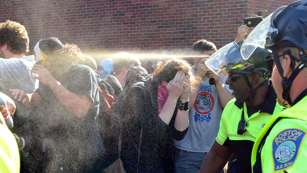 El desfile del 'Orgullo hetero' en Boston termina con varios heridos y 36 detenidos