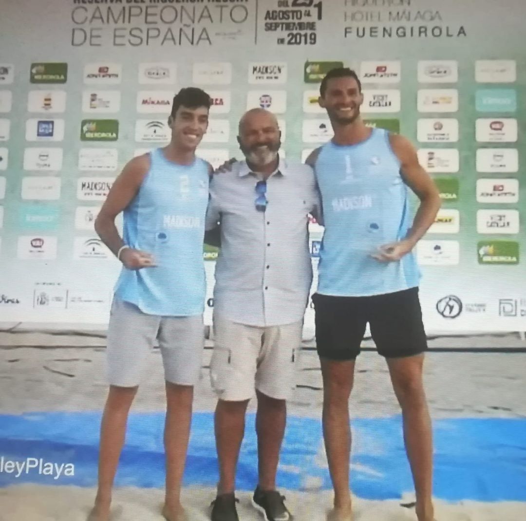 Robert Sanfelix Gil (I) y Nathan Matos (D), terceros de España Robert Sanfelix Gil (I) y Nathan Matos (D), terceros de España