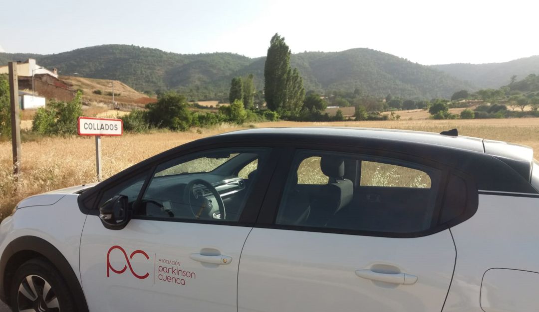El coche del SEPAP llegando a Collados, en el municipio conquense de Sotorribas. El coche del SEPAP llegando a Collados, en el municipio conquense de Sotorribas.