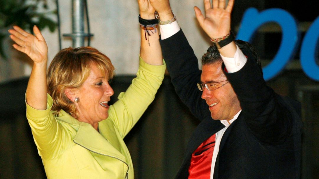 Esperanza Aguirre junto a Francisco Granados Esperanza Aguirre junto a Francisco Granados
