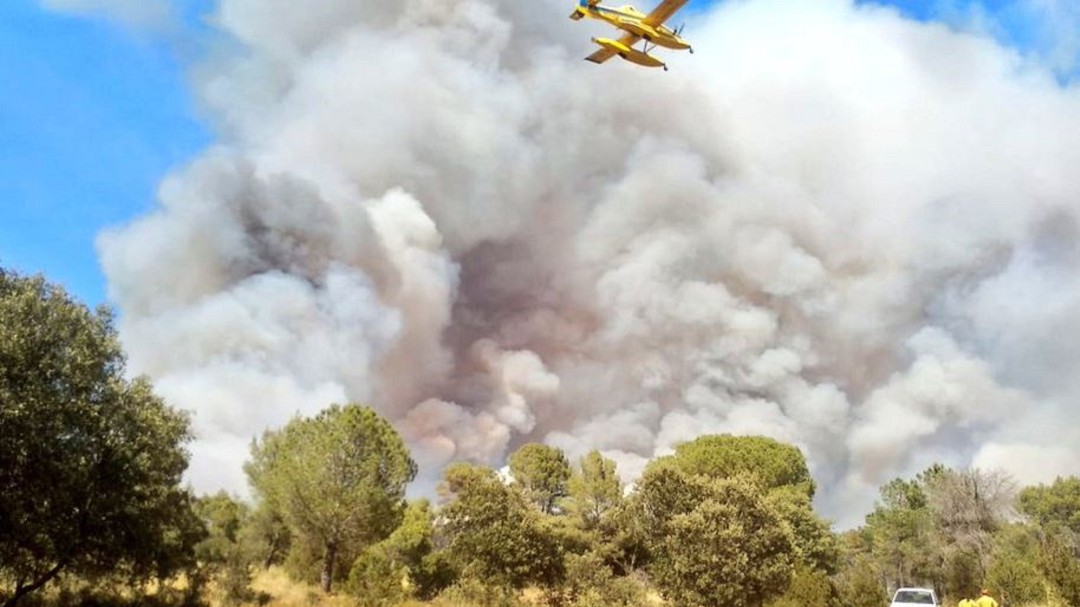 Afectados por el incendio de Barchín se constituyen en una asociación