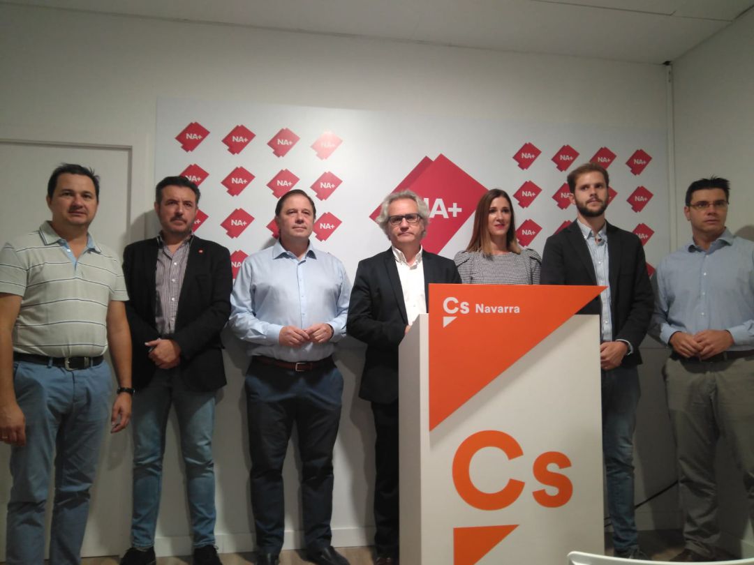 El equipo de Ciudadanos Navarra El equipo de Ciudadanos Navarra