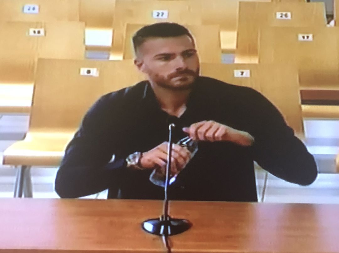 Xavi Torres, en el juicio sobre el presunto amaño del Levante-Zaragoza Xavi Torres, en el juicio sobre el presunto amaño del Levante-Zaragoza