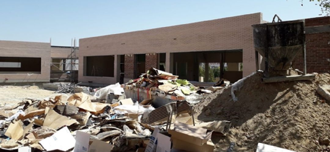 Situación de las obras del colegio Infantas Elena y Cristina de San Sebastián de los Reyes Situación de las obras del colegio Infantas Elena y Cristina de San Sebastián de los Reyes