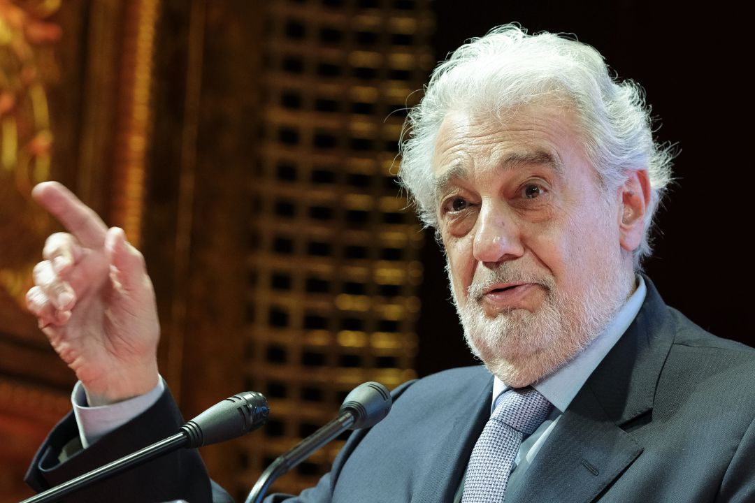 El tenor Plácido Domingo en una imagen de archivo de julio de 2019 El tenor Plácido Domingo en una imagen de archivo de julio de 2019