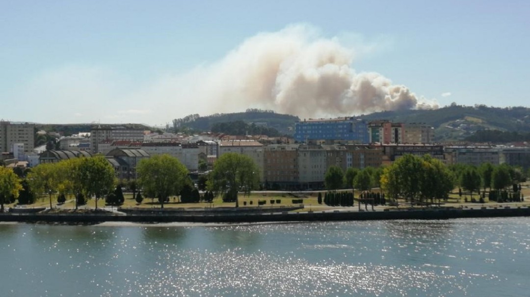 Extinguido el incendio de Culleredo tras arrasar casi 7 hectáreas