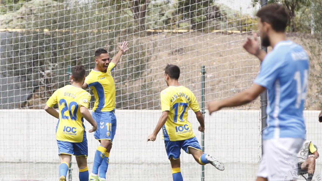 Las Palmas Atlético cae ante el Oviedo B de penalti en la prolongación (1-2)