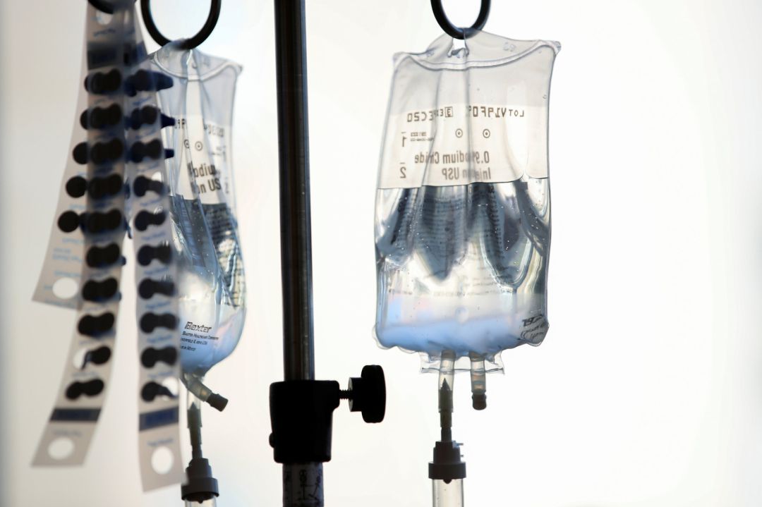 Medicamento contra el cáncer utilizado en un hospital.
Medicamento contra el cáncer utilizado en un hospital.
