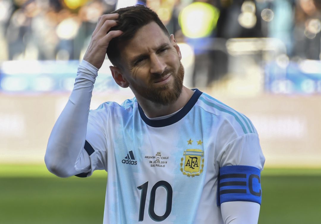 Leo Messi, con la selección argentina Leo Messi, con la selección argentina