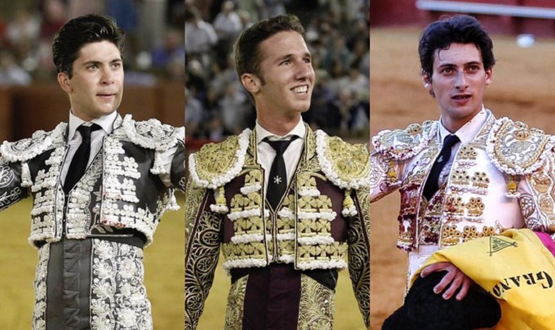 De izquierda a derecha, Rafael González, Calerito y Antonio Grande De izquierda a derecha, Rafael González, Calerito y Antonio Grande