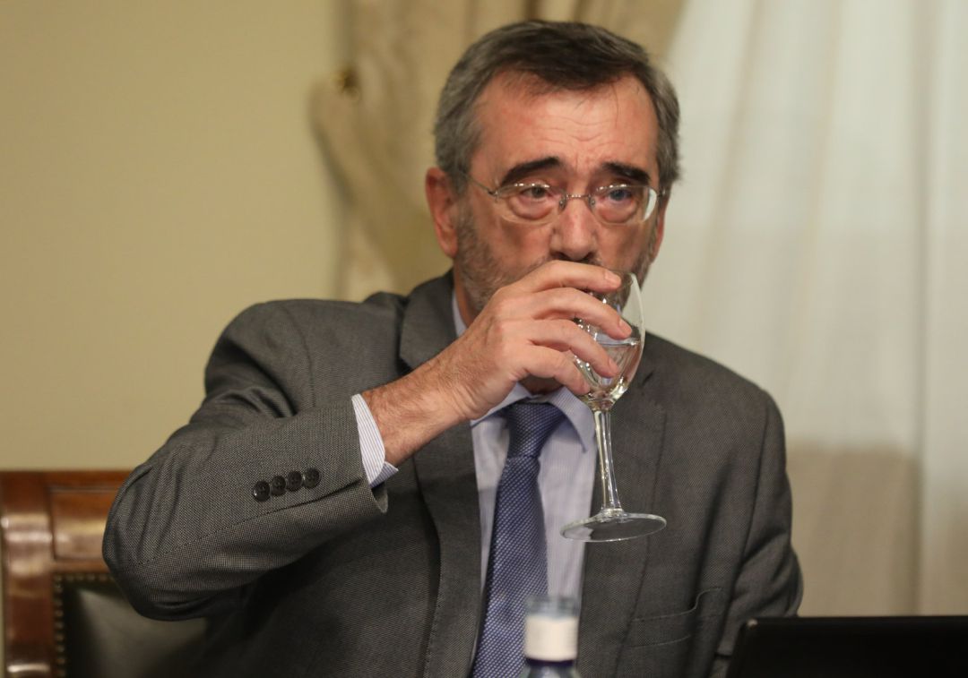 El presidente del Senado, Manuel Cruz, durante la Junta de portavoces del Senado El presidente del Senado, Manuel Cruz, durante la Junta de portavoces del Senado