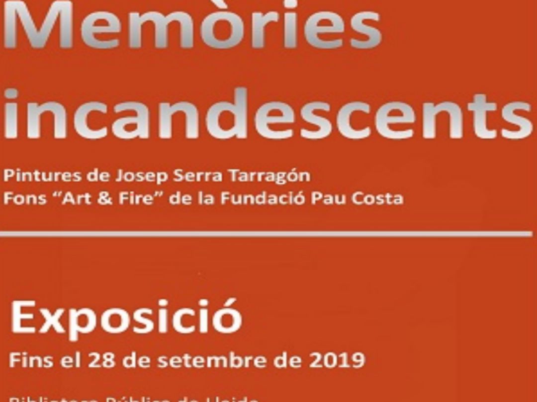 L'exposició es podrà veure fins el 28 de setembre. L'exposició es podrà veure fins el 28 de setembre.