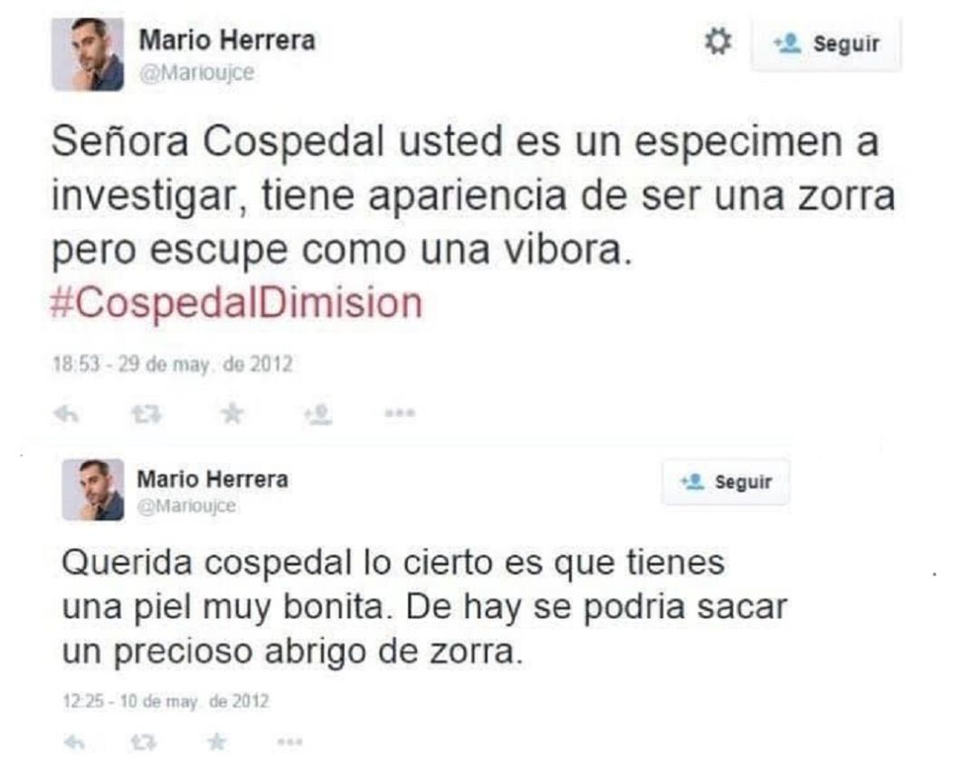 Los polémicos tuits de Mario Herrera, director general de Podemos Los polémicos tuits de Mario Herrera, director general de Podemos