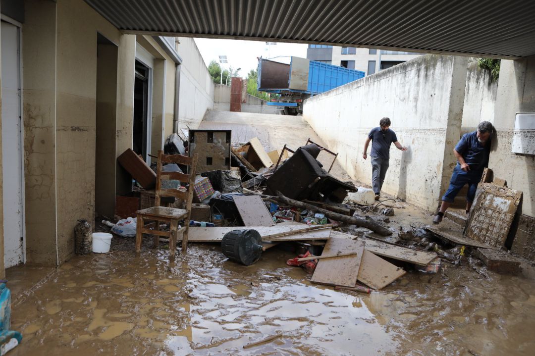 Inundación en Tafalla. Inundación en Tafalla.