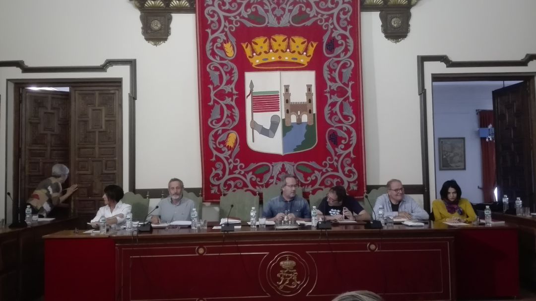 Concejales del Equipo de Gobierno durante el pleno del Ayuntamiento de Zamora Concejales del Equipo de Gobierno durante el pleno del Ayuntamiento de Zamora