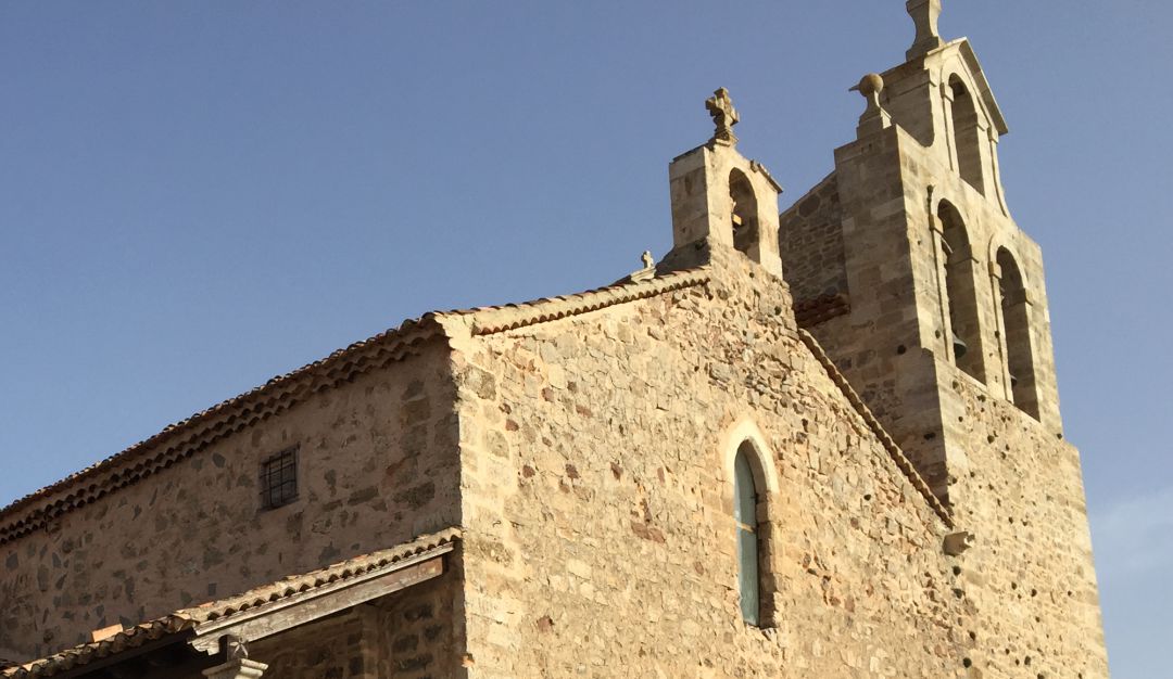 Campanario de la iglesia de Santa María en Moya (Cuenca). Campanario de la iglesia de Santa María en Moya (Cuenca).