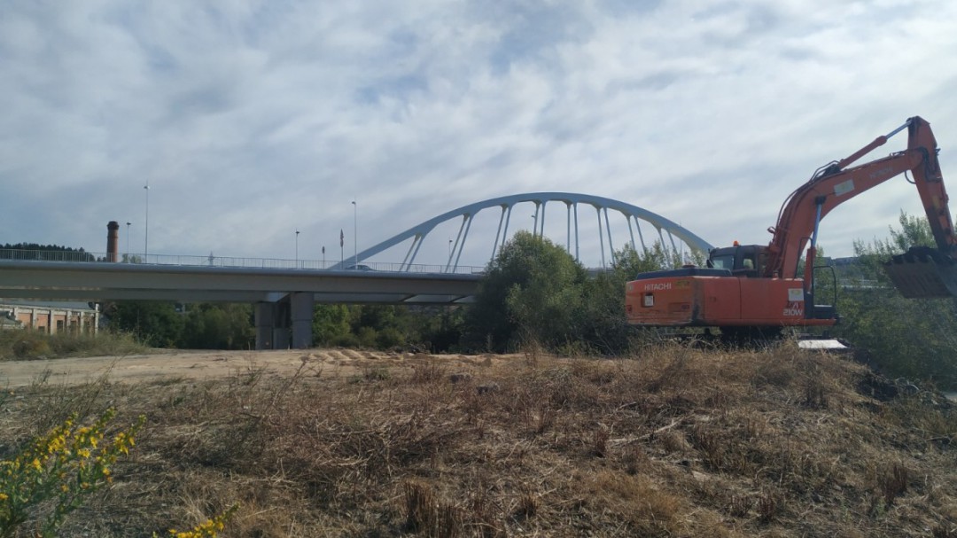 Empiezan las obras del acceso y aparcamiento de La Fábrica de Luz