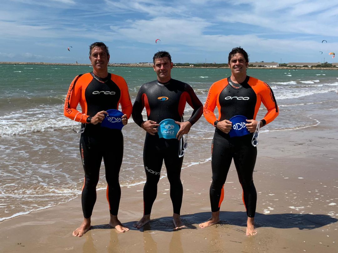 Los tres hermanos Gómez Beser entrenan para el reto desde hace más de un año Los tres hermanos Gómez Beser entrenan para el reto desde hace más de un año