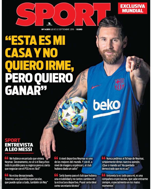 Messi: "No sé si el Barcelona ha hecho todo lo posible por traer a Neymar" Messi: "No sé si el Barcelona ha hecho todo lo posible por traer a Neymar"