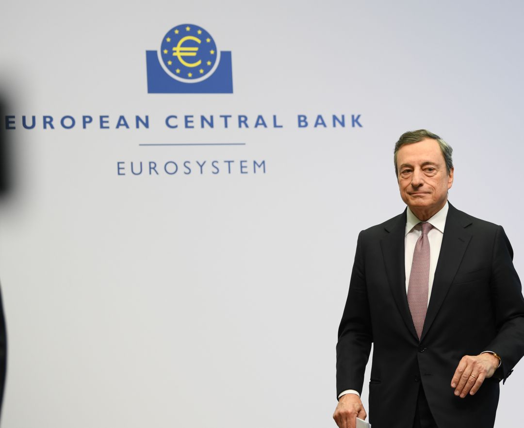 Mario Draghi, presidente del Banco Central Europeo Mario Draghi, presidente del Banco Central Europeo
