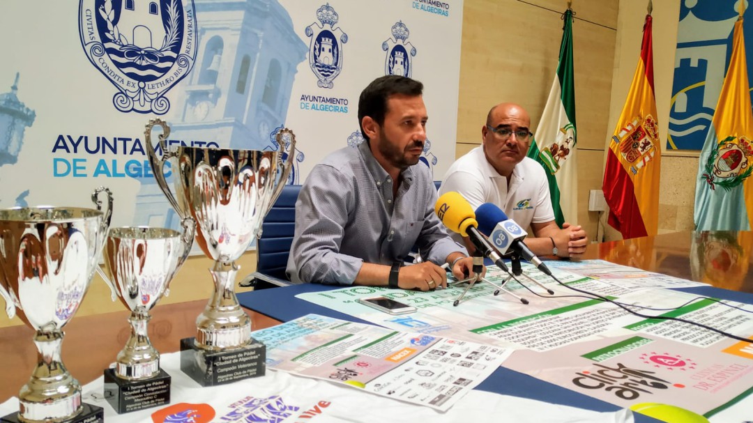 Presentado el I Torneo de Pádel "Ciudad de Algeciras"